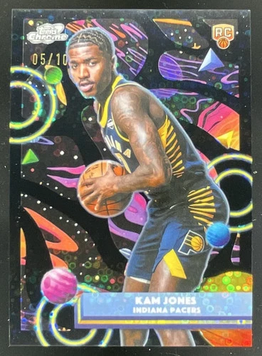 2025-26 Topps Cosmic Chrome Black Eclipse Refractor #31 Kam Jones RC /10