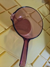 Corning VISION Cranberry Glass Saucepan Made in USA