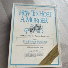 How to Host a Murder Mystery Game Vintage Duke's Descent Cassette Tape