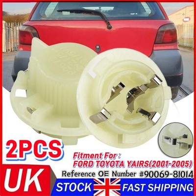 2 Stück Bremslicht Birnenhalter 90069-81014 für Toyota Yaris 2001-2003 2004 2005