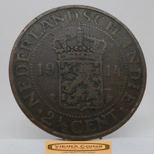1914 Netherlands East Indies 2 1/2 Cents - #C56967NQ