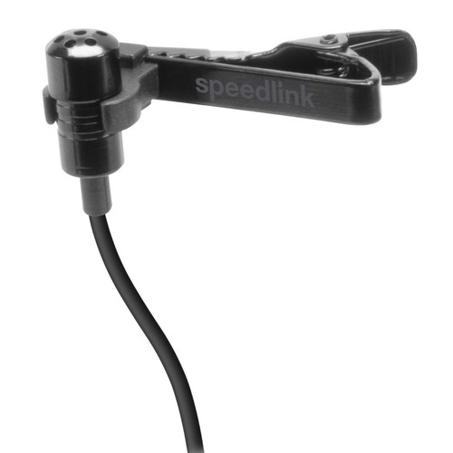 Mini microphone Speedlink SPES Clip-On prise 3,5 mm m pour ordinateur portable HiFi PC - Photo 2/4