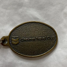 VTG Chevron Travelers Club CONCORD California Car Automotive Gas Key Chain