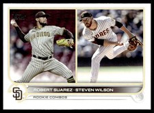 2022 Topps Update Robert Suarez / Steven Wilson Rookie San Diego Padres #239