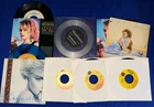 LOT-(7) VTG Madonna 7" 45 RECORD VINYL+XTRA PIC SLEEVES Blue COLOR/Crazy/La Isla