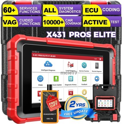 2025 LAUNCH X431 Pro Elite V+ Bidirectional Car Diagnostic Scanner Coding Tool