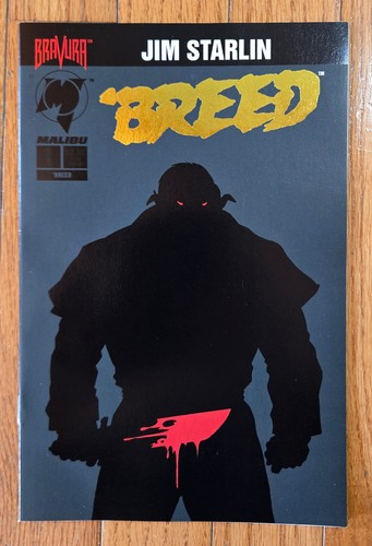 BREED #1 - JANUARY 1994 -HIGH GRADE - NEAR MINT (NM) - GOLD FOIL COVER -BRAVURRA