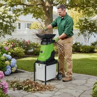 3000 W Garden Shredder w/ 45mm Cutting Diameter