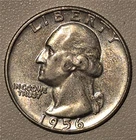 *HIGH GRADE* 1956-D Washington Quarter 90% Silver Denver
