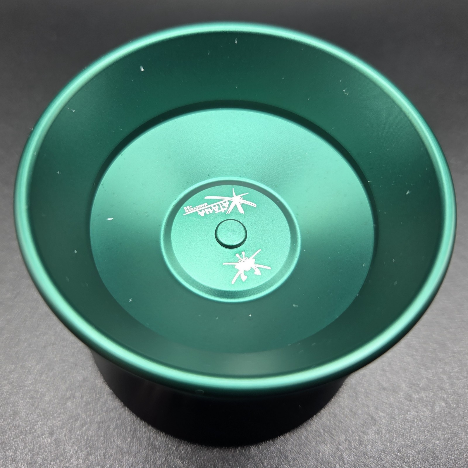 Magicyoyo / Spin Gear Bi Metal Katana 7075 / SS Yo-Yo - Green / Black