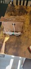 Vintage/Wood Nativity-Manger w/(7) Figurines inside/Joseph-Mary & Jesus/Animals — photo 4