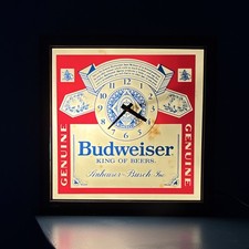 budweiser beer clock products for sale | eBay