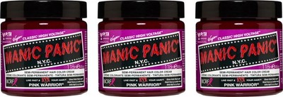 Manic Panic High Voltage Classic Pink Warrior 3x118 ml