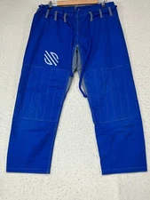 Sanabul Gi Jiu Jitsu MMA Pants Only Adult Size A1  Blue