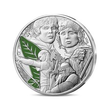 Le Seigneur des Anneaux Monnaie de 100€ Argent La feuille