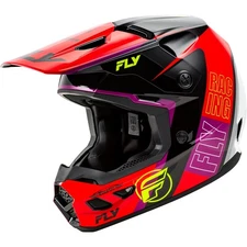 Fly Racing Kinetic Rally Helmet - Red/Black/White - XL A0030620XL