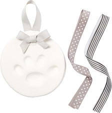 Pet Paw Print Keepsake Ornament Kit, Memorial Clay Paw Impression for Dogs  Cat