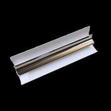 Silver 8mm Trims For Shower Wall Panels Bathroom PVC Wet Wall Panels Chrome 2.6m