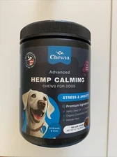 Hemp Calming Chews for Dogs Anxiety - 180 Duck Flavor Treats for Dog Calming ...