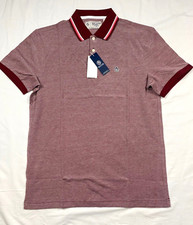 Original Penguin Men's Classic Fit Polo Short Sleeve Dark Red sz. Small NWT