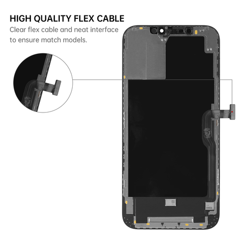 For iPhone 12 Pro Max LCD Screen Replacement Touch Digitizer Display With Frame - Picture 3 of 12