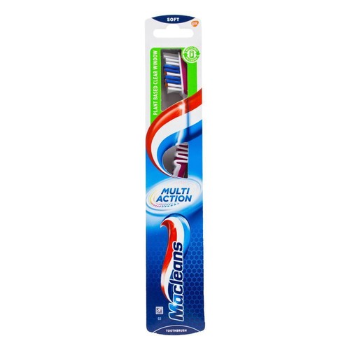 12x Macleans Toothbrush Multi Action Soft Bristles Care Dental Tooth Cleaner - Picture 2 of 5