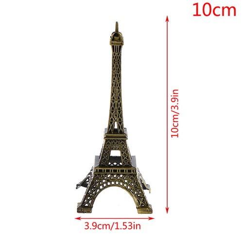 Retro Paris Eiffelturm Modell Home Schreibtisch Bronze Metall Statue Figurinevg - Bild 15 von 16