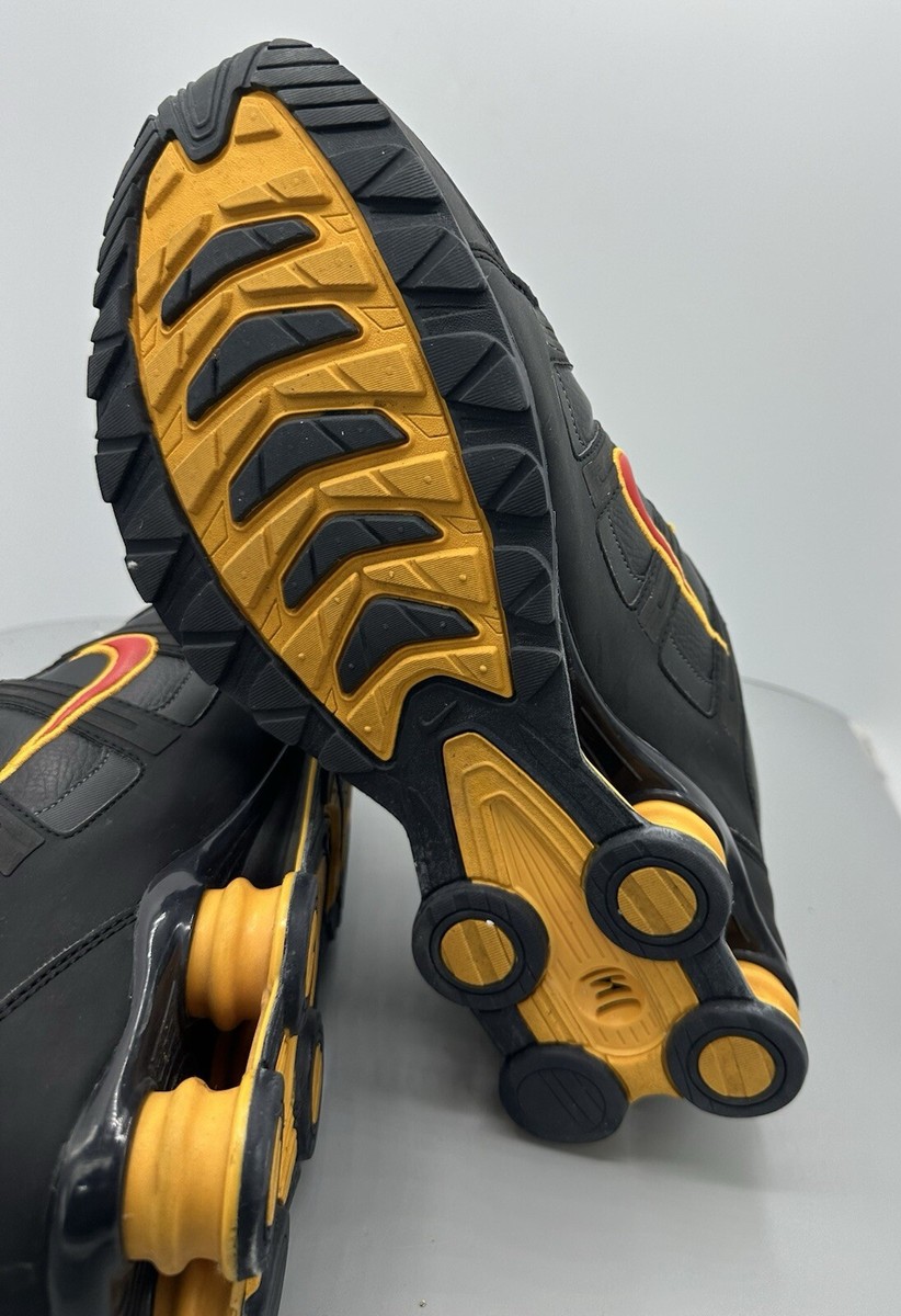 Very Rare 2012 Nike Shox NZ Turbo Black Yellow Shoes 525248-067