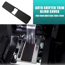 Fit For 2005-2009 Ford Mustang Auto Shifter Trim Blind Cover BlackvB