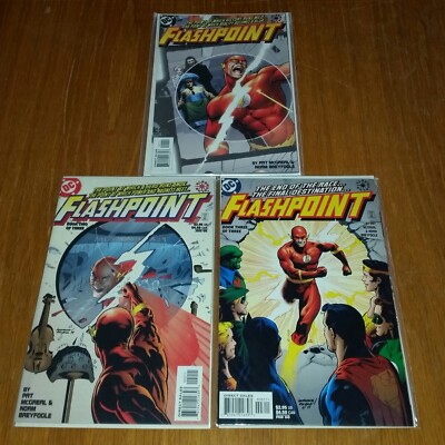 FLASHPOINT #1-3 MCGREAL IMMONEN ELSEWORLDS DC COMICS HIGH GRADE SET 1999 (3)
