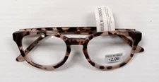 Corinne McCormack Selena Tortoise Reading Eyeglasses +2.00 - New w/tags