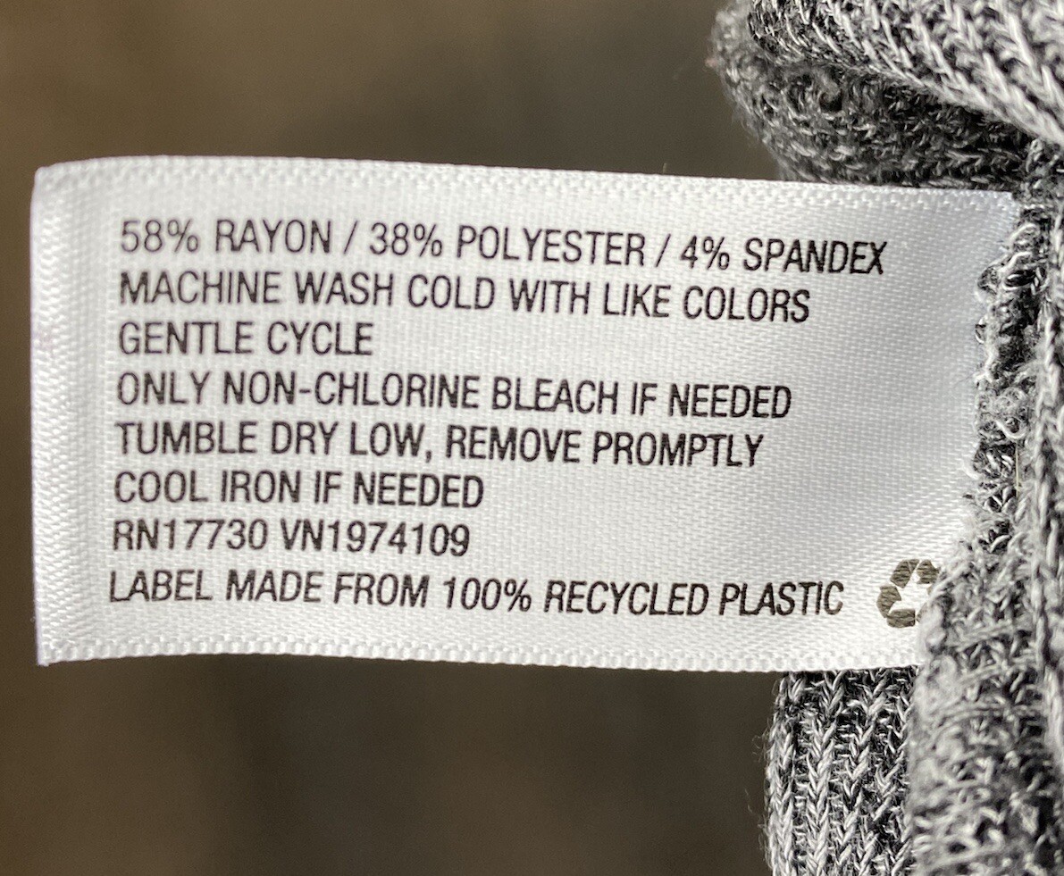 Universal Thread Marbled Gray Knit Long Sleeve He… - image 15