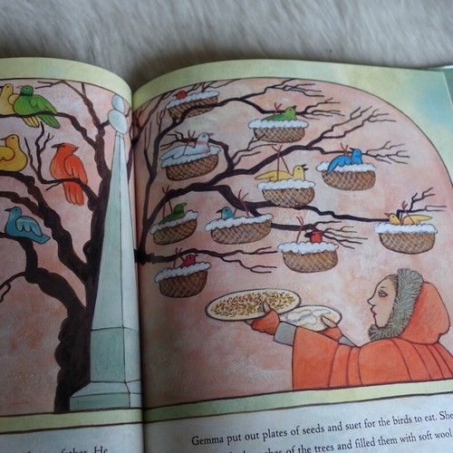 Tomie Depaola Days Of The Blackbird Vintage Crow Book Vintage Stain Glass Art A4 - Picture 7 of 11
