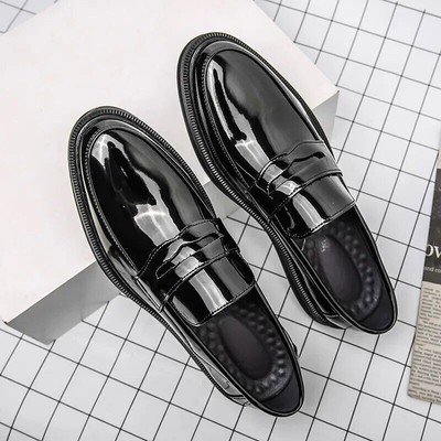 Man Dress Shoes Mens Patent Leather Wedding Shoes Oxford  display picture 1