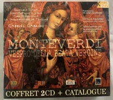 CD Box Set BRAND NEW Monteverdi Vespro Della Beata Vergine Classical