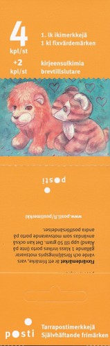 Finland 2005 Used Stamp Booklet - Children's Toys - Scott 1228 First Day Cancel - Picture 2 of 2