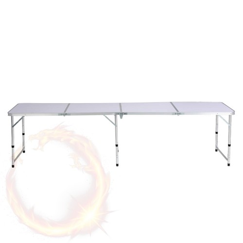 Weisshorn Folding Camping Table 240CM Portable Outdoor Picnic BBQ Aluminium Desk - Picture 3 of 8
