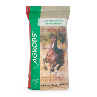 AGROBS Kraftpaket 20 kg Aufbaufutter Sport Turnier Leistung Zahnprobleme