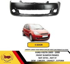 FORD FIESTA MK6 2005 - 2008 FRONT BUMPER  HIGH QUALITY NOT ST OR ZETEC-S