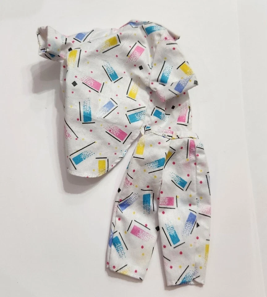 ROPA MUÑECA BARBIE TOP PANTALONES Y CHAQUETA #4465 CONJUNTO MODA CALIFORNIA 3 PIEZAS Foto 4 de 4