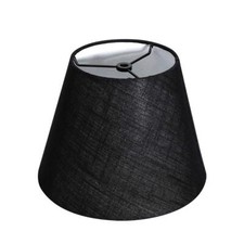 Barrel Black Small Lamp Shade for Table Floor Lamps Replacement 6x10x7.5 Inch...