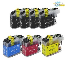 10x LC103XL lc103xl w/ New Chip for Brother MFCJ245 J285DW J450DW J470DW J475DW