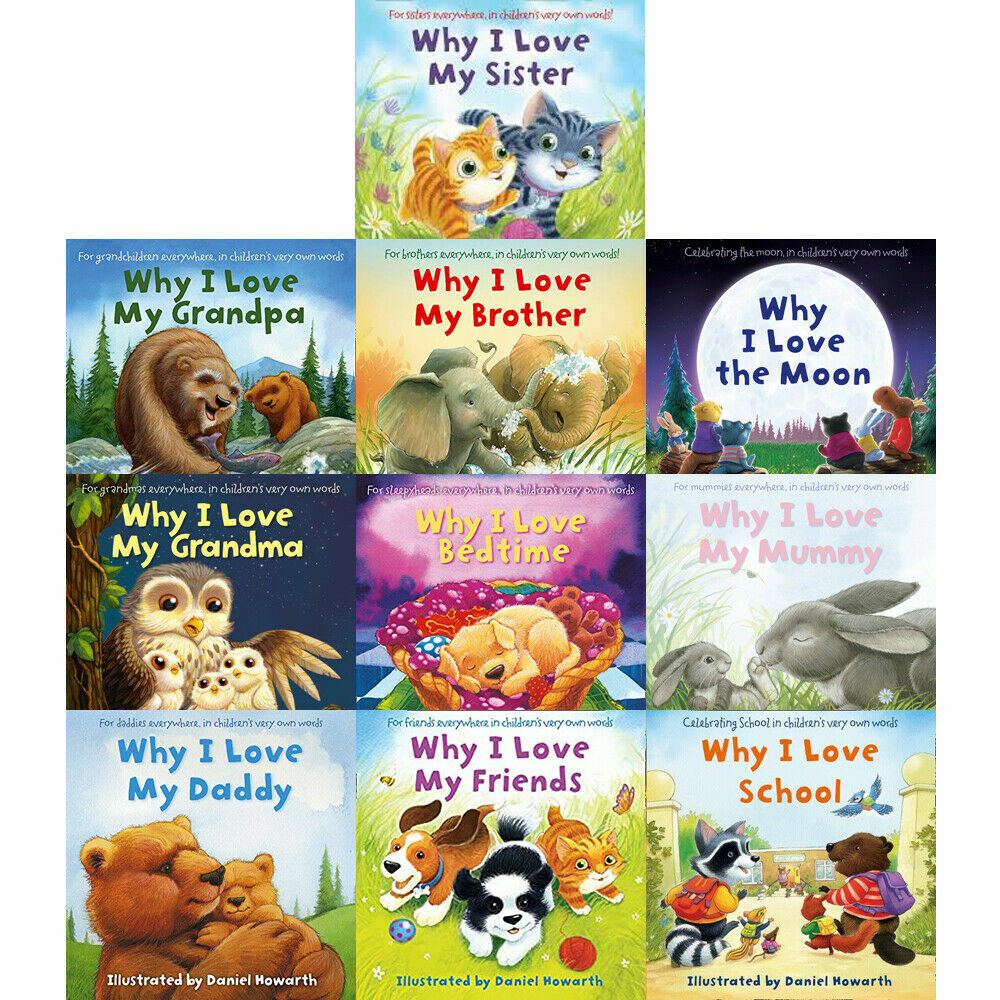 Why I Love 10 Picture Books Children Collection Paperback Set By Daniel Howarth