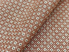 GP & J Baker Small Scale Diamond Fabric- Morley / Tomato 3.20 yds BF10959-450