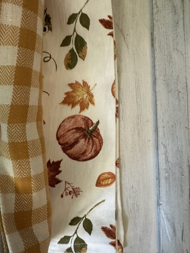 KÜCHENTÜCHER (2er Set) KÜRBIS & KARIERT GESCHIRR GESCHIRRTÜCHER HERBST HERBST NEU - Bild 6 von 20