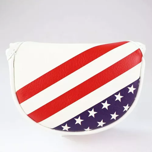 Magnetic Mid Mallet Putter Cover Head Cover Center Shafted Golf Putter Headcover - Picture 1 of 5