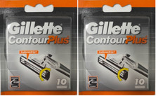 Gillette Contour Plus (Atra Plus) Ricarica Lame per Rasoio - 20 Cartucce