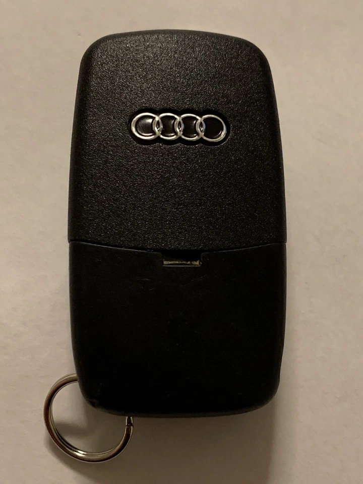 AUDI A6 A4 KEYLESS ENTRY REMOTE KEY FOB OEM TRANSMITTER UNCUT KEY 4D0 837 231 T - Image 2 of 4