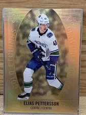 Elias Petterson(Gold Etchings) Tim Hortons Hockey Card 2019