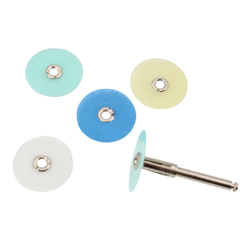 40Pcs Dental Composite Polishing Finishing Discs with Stem Kit 14mm w